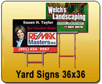 Yard Signs 36x36 - YARD SIGNS & Magnetic Cards | Cheapest EDDM Printing